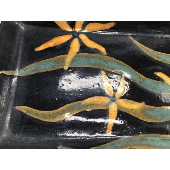 Starfish Ceramic Tray Beach Coastal Granny Salt Life Handmade Signed - Picture 4 of 7